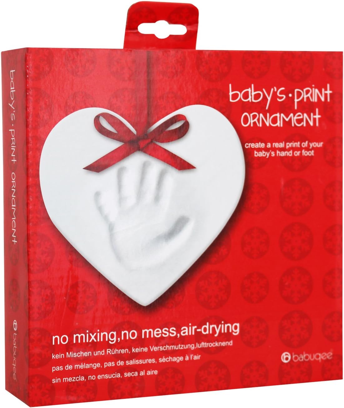 babuqee Baby's Print (Ornament Heart)