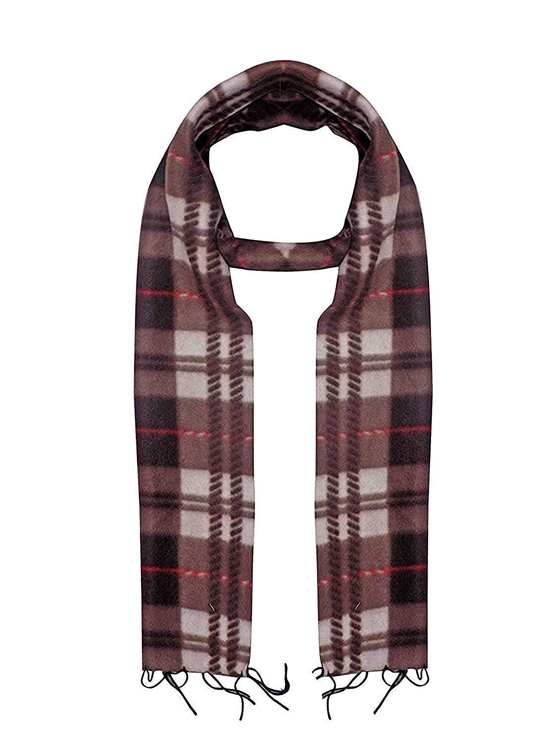 SIKANDER-Woollen Unisex Fleece Checkered Muffler,Scarves,Stoles for Men & Women Pack of 1-image-18