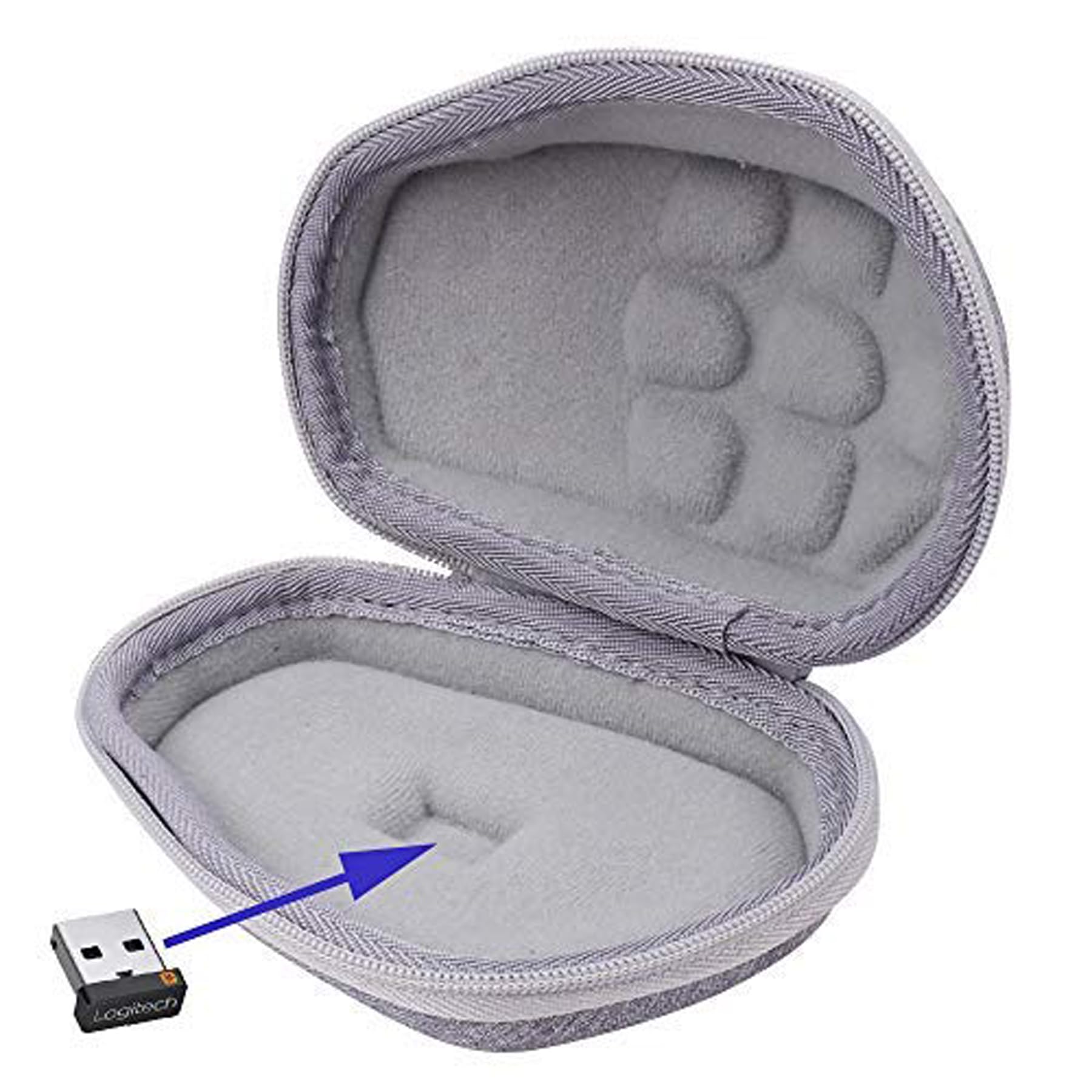Aenllosi Custodia per Logitech MX Master 4/3/3S/2S + MX Keys Mini | Materiale resistente all'acqua, Protezione dalla polvere, Protezione da graffi, Tasca interna in rete, Chiusura con cerniera