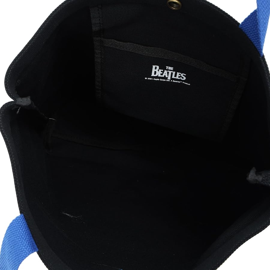 The THE BEATLES ブラックバッグ 7インチサイズ Beatles ショルダー