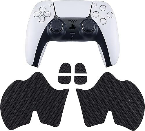 Miniatura 2 de eXtremeRate PlayVital Anti-Skid Sweat-Absorbent Controller Grip for PS5, Professional Textured Soft Rubber Pads Handle Grips for PS5 Controller with