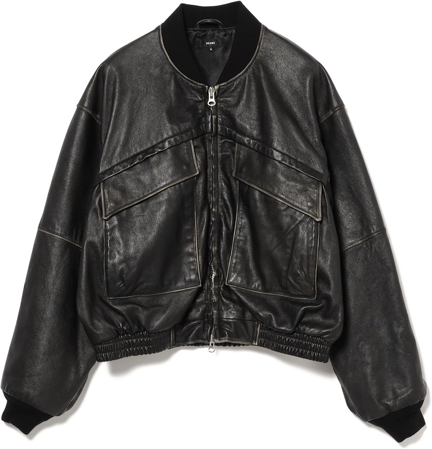 Roen spray coating snake skin jacket White vegan snake skin jacket