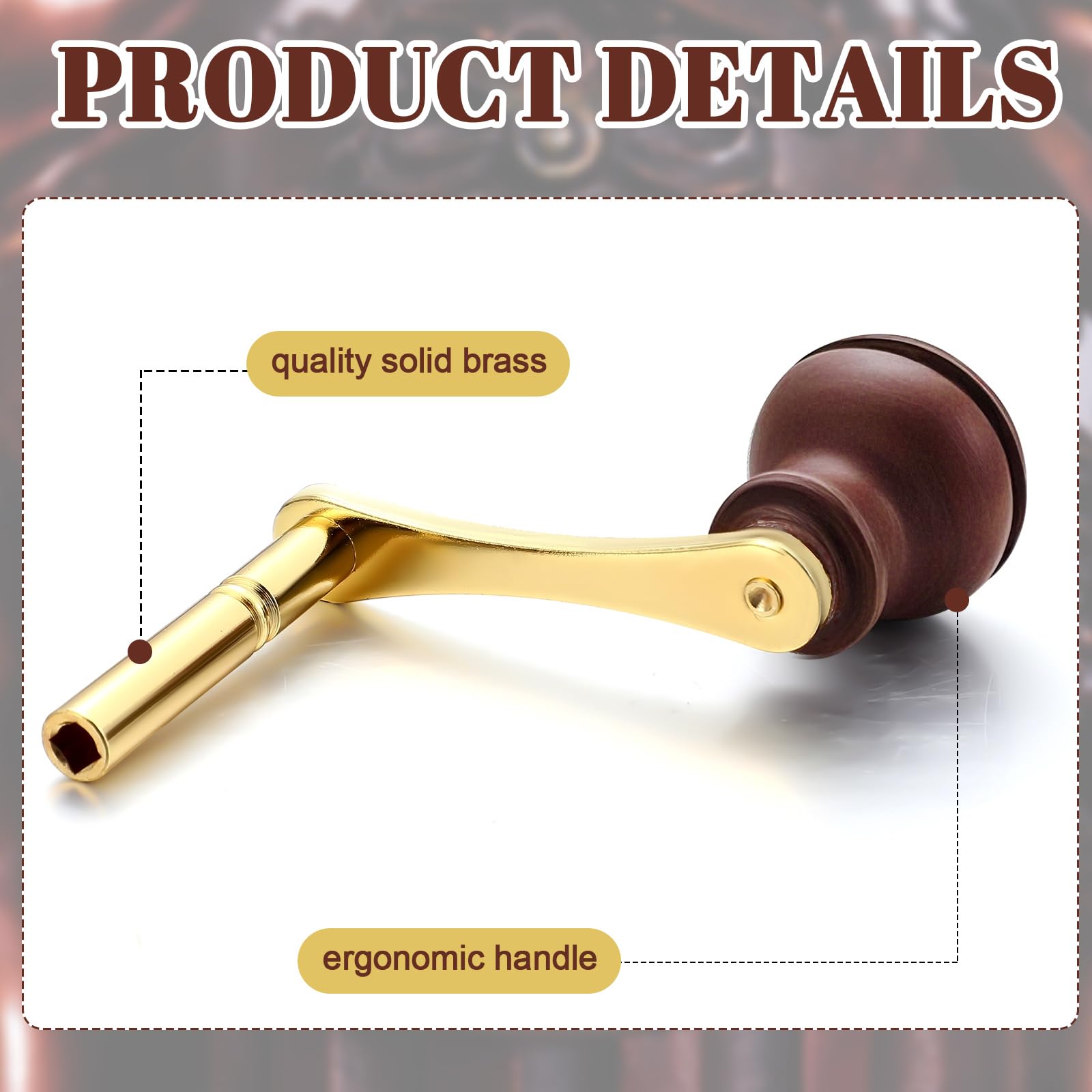 Amazon.com: Colingmill Grandfather Clock Winding Key Crank Winder