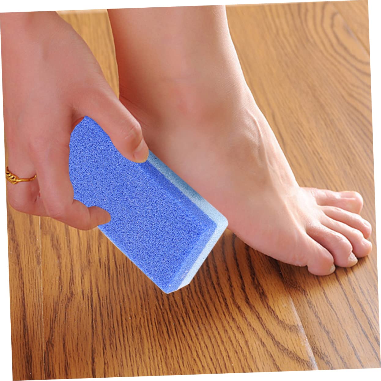 Pierre Double Face en Pu pour Soin des Pieds, Lot de 2