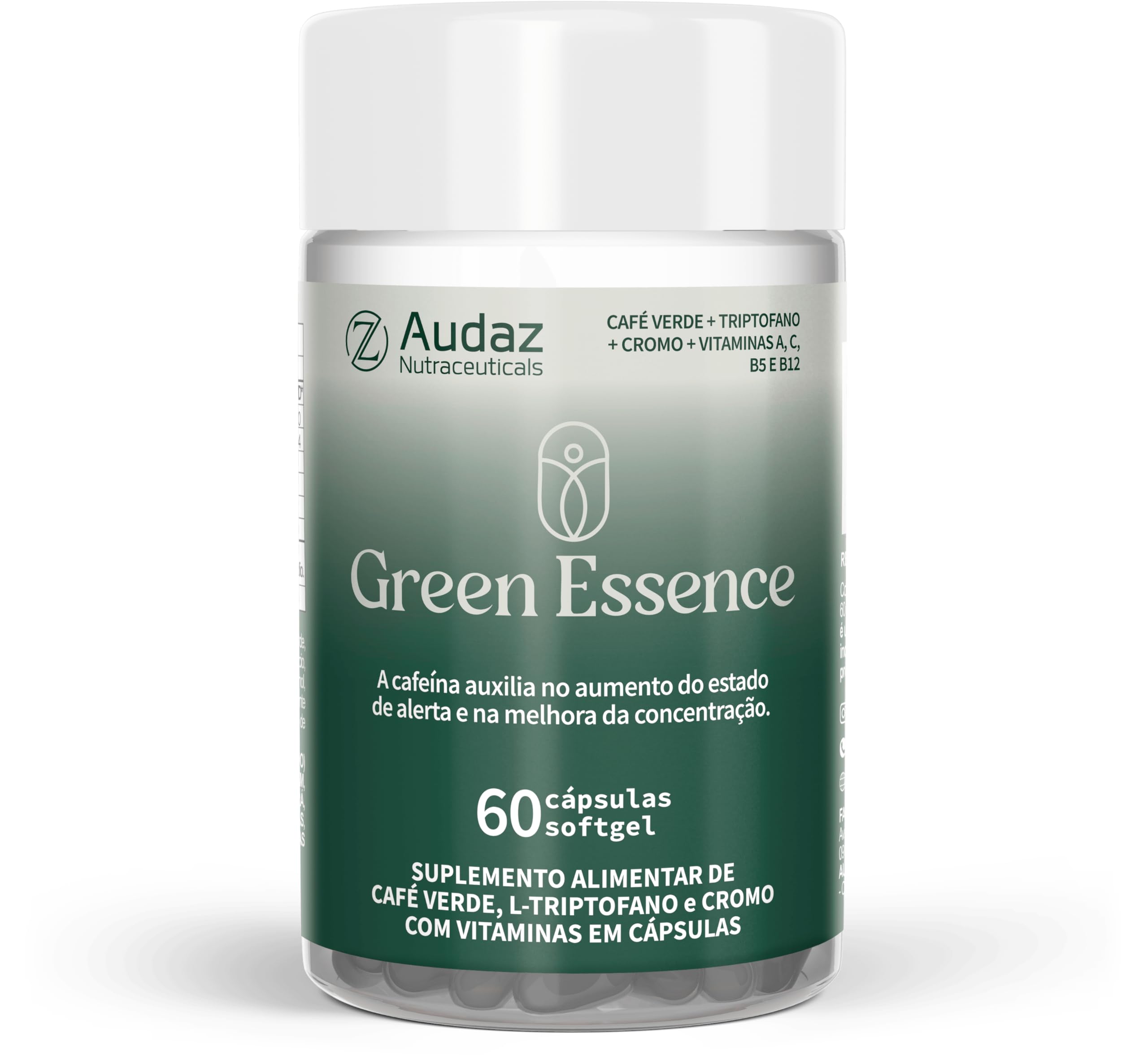 Audaz - Green Essence 60 cápsulas | Amazon.com.br