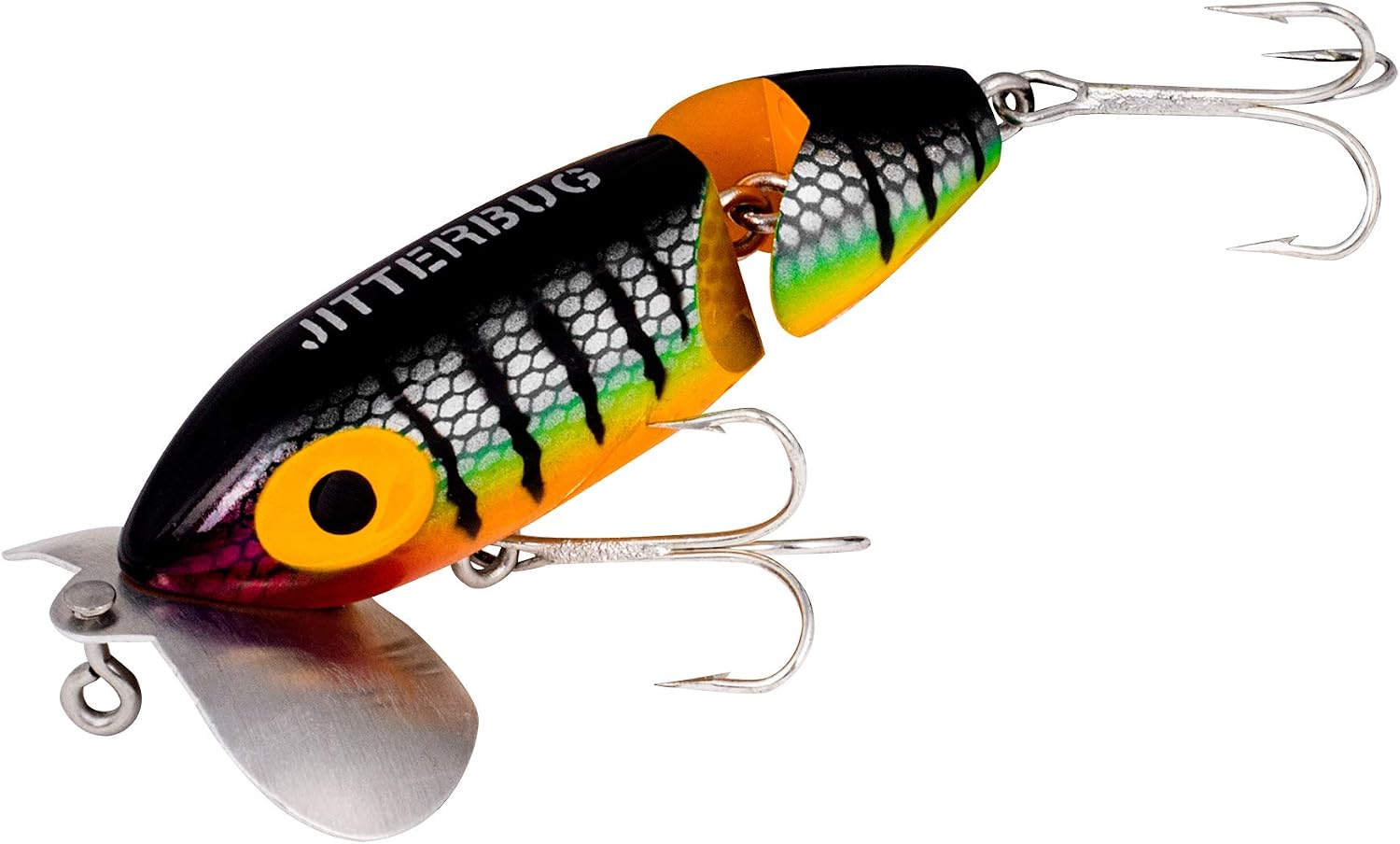Arbogast Jitterbug Topwater Bass Fishing Lure - Excellent for Night Fishing