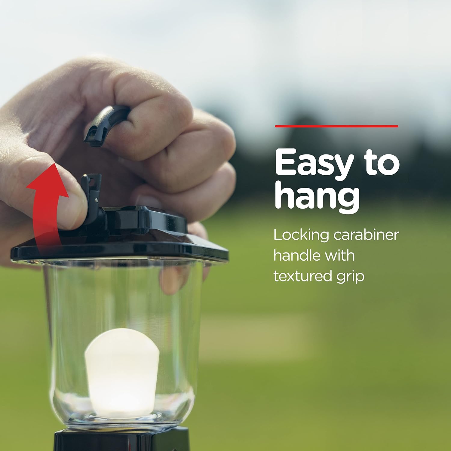 Enbrighten LED Mini Camping Lantern, Battery Powered, 200 Lumens, 40 Hour Runtime, 3 Modes, Night Light for Kids, Ideal for Hiking, Outdoors, Emergency, Snow, Hurricane and Storm
