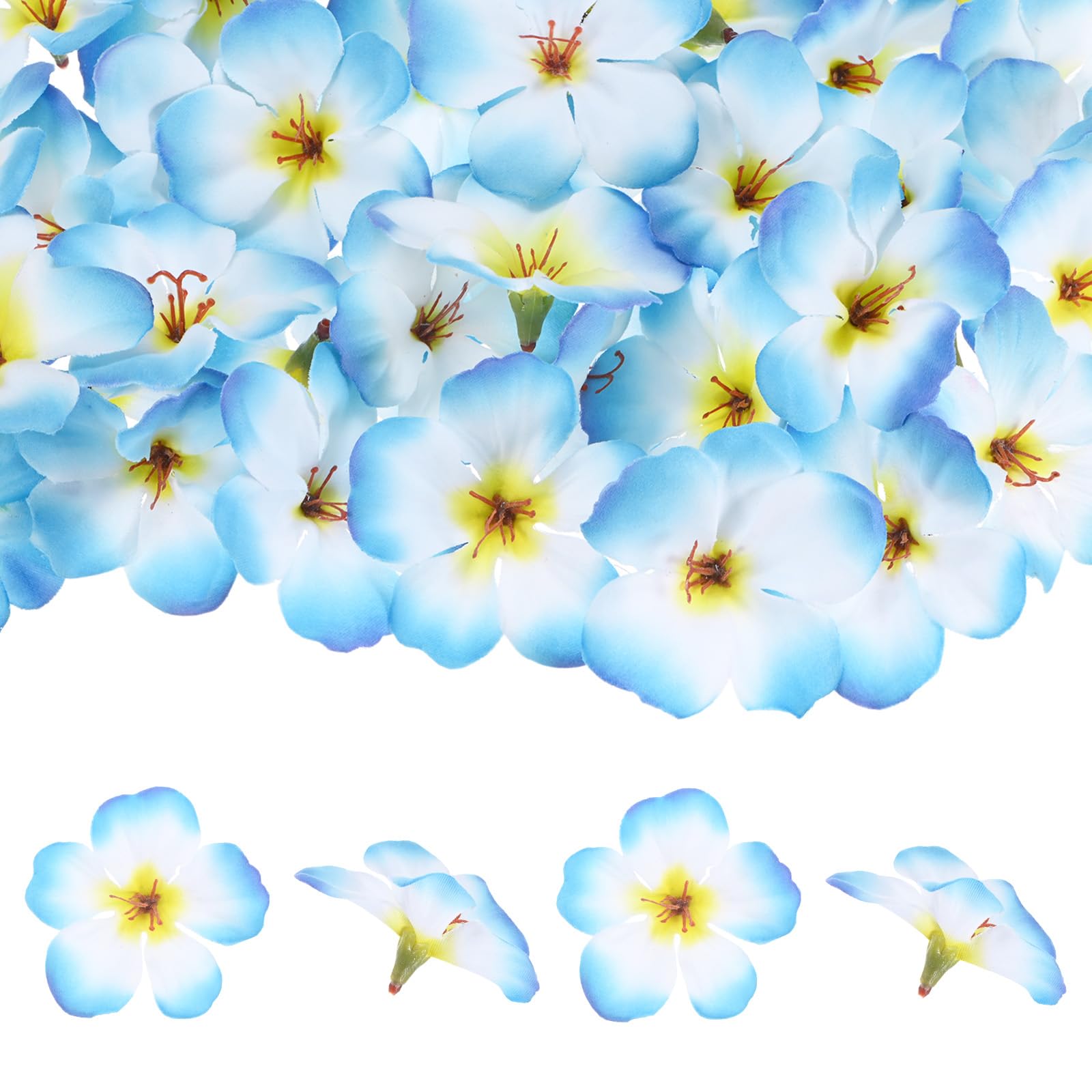 M METERXITY 100-Pack Artificial Orchid Flower Heads