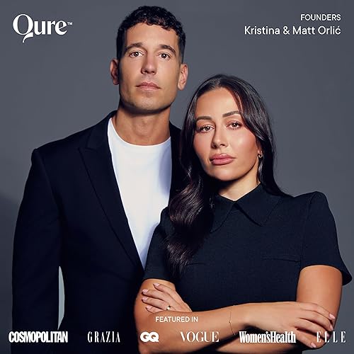 Miniatura 9 de Qure Cabezal de filtro de ducha para agua dura, cabello, piel y uñas más saludables, reduce el 99% de cloro, cabezal de ducha de alta presión,