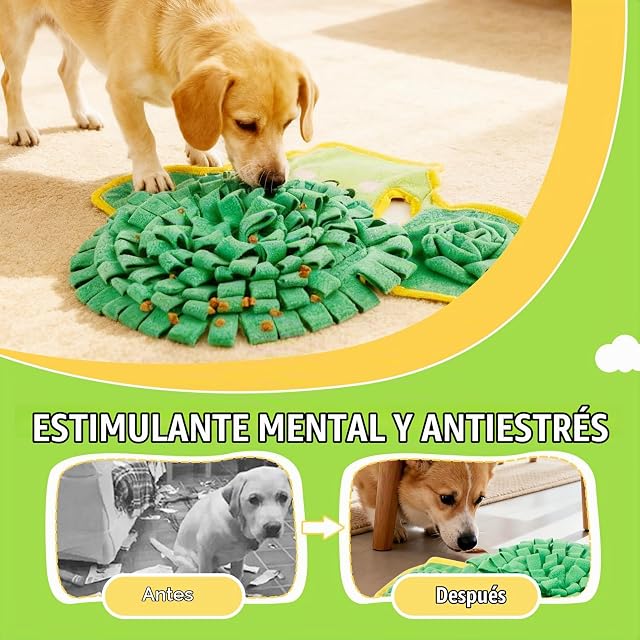 Foto 3 de 8 de Alfombra Olfativa Perros, Juegos Interactivos para Perros, Alfombra Olfato Lavable para Perro