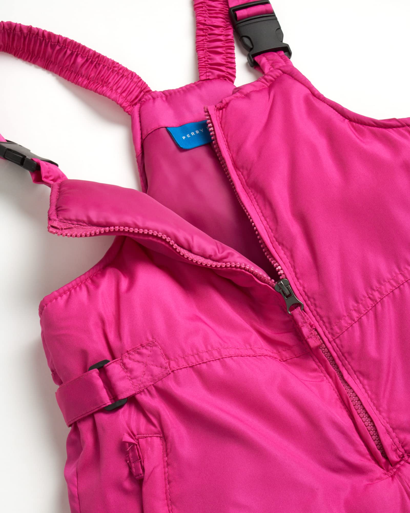 Perry Ellis Babero de nieve para niños y niñas, pantalones de nieve aislados, impermeables, para esquí, snowboard, unisex, para niñas y niños (5-18)