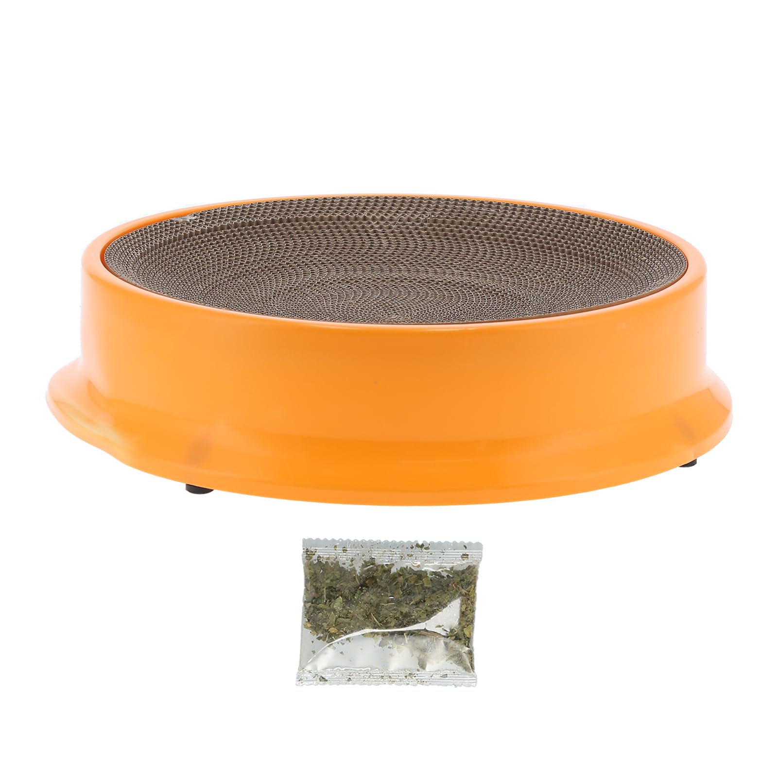Austauschbarer Kratzbaum aus Wellpappe für Katzen, Kletterbaum, Pappe, Wohnzimmer, Bett, Katzenzubehör (Orange)