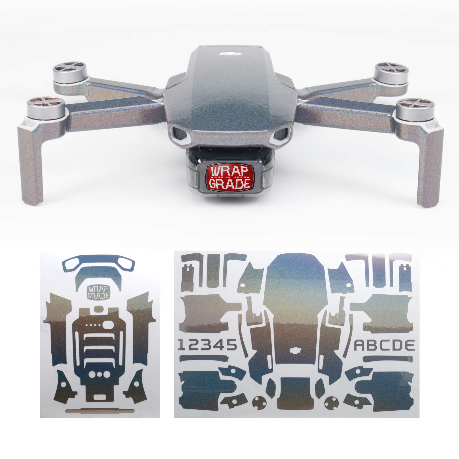 Wrapgrade Skin Compatible con dji Mavic Mini (Army Green) — view 18