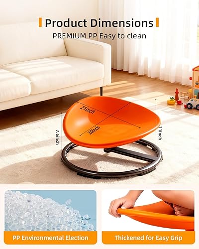 Miniatura 3 de Silla giratoria para niños con autismo, silla sensorial giratoria para niños, asiento giratorio para niños, silla giratoria sensorial para niños,