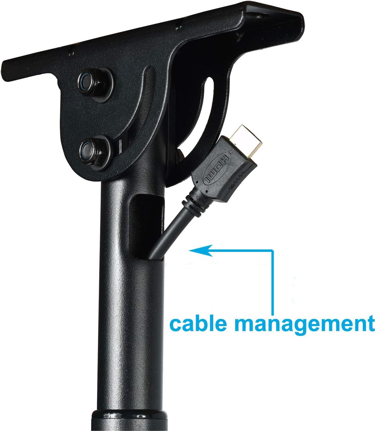 VideoSecu Tilt Swivel LCD UHD TV Monitor Ceiling Mount Fits Most 32"- 40" LCD LED Flat Panel Display Max VESA 200x200 mm Max Loading up to 66 lbs Height Adjustable ML406B2 1NJ