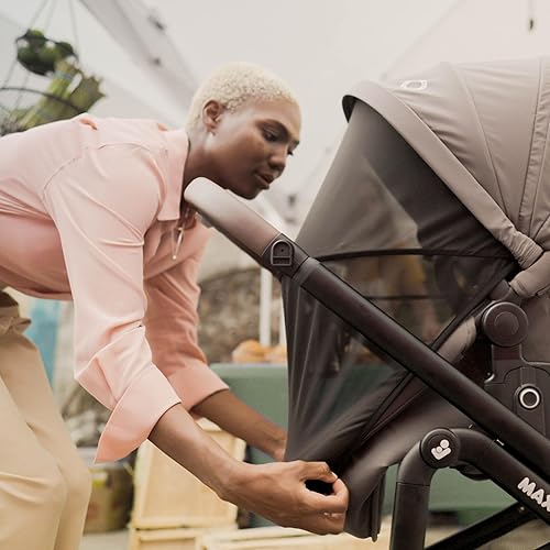 Miniatura 8 de Maxi-Cosi Tayla Max - Cochecitos de bebé, modulares con asiento ajustable, se convierte en carro plano, vista de padres y mundo, ligero, Onyx Wonder