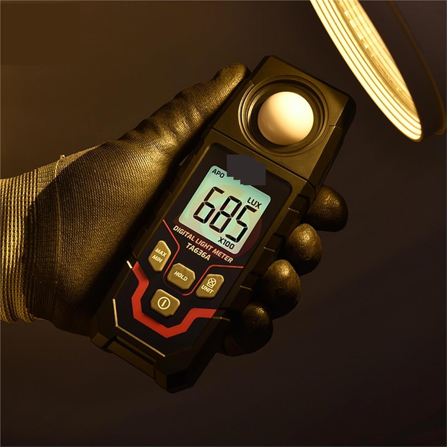 Light Meters, High-Precision Illuminance Meter Illuminance Tester Light Meter 0.1-200000LUX/0.01-20000FC Photometer Light Lux Meter