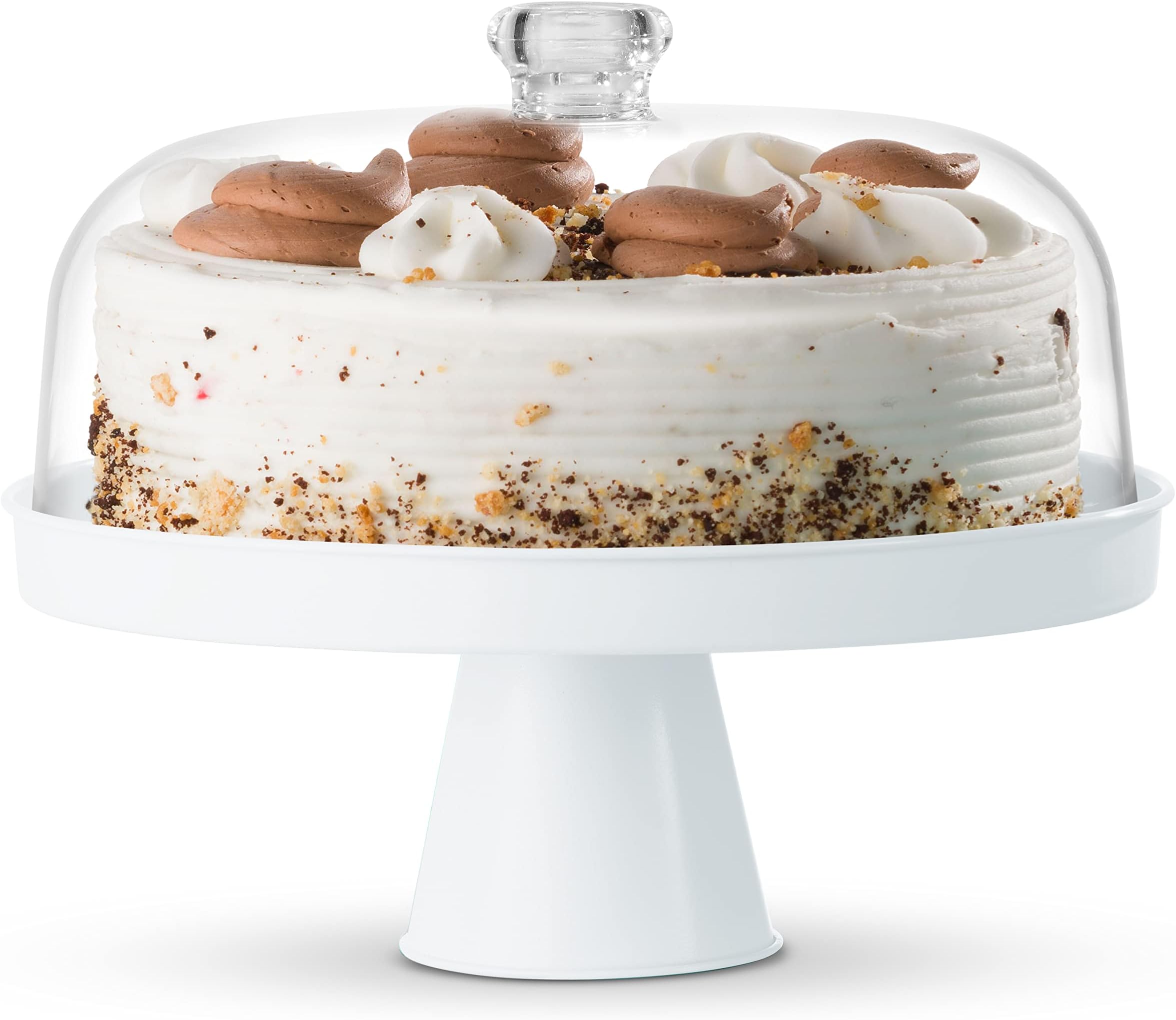Table Concept Cake Stand, Footed Cake Stand with Lid, Serving Platter, Housewarming Gifts