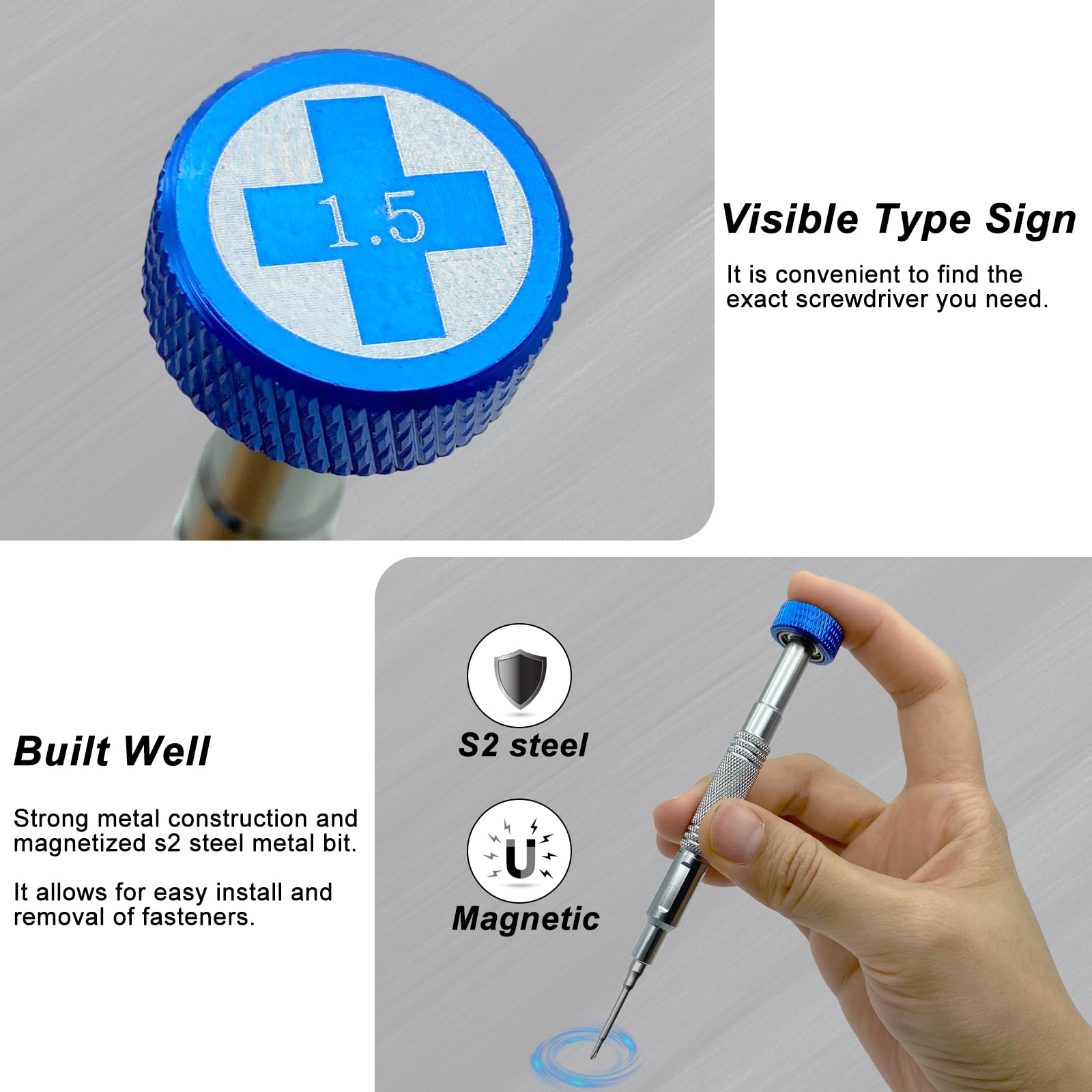 Phillips Screwdriver #000 1.5mm PH000, Small Screwdriver