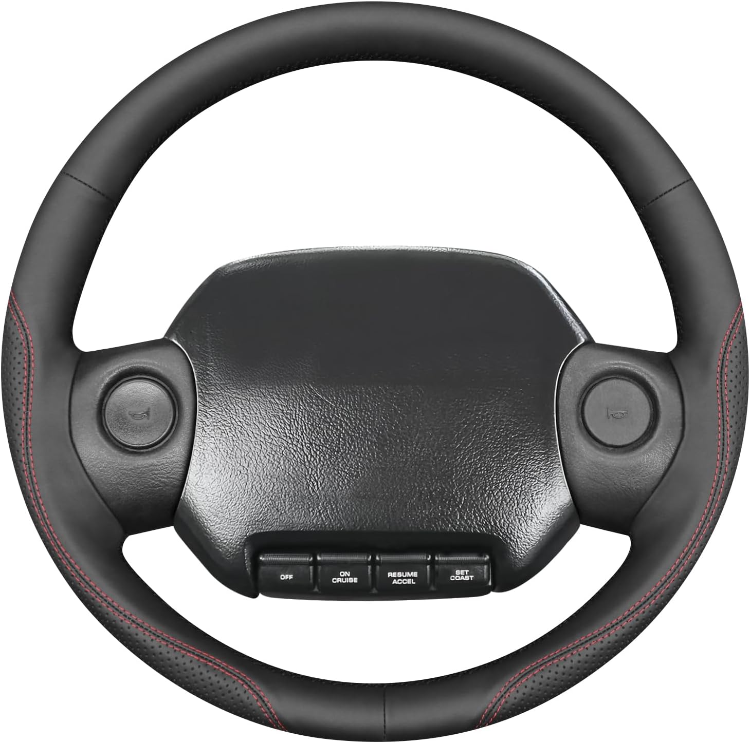 MEWANT Hand-Stitched Steering Wheel Cover Wrap for Dodge RAM 1500 2500 3500 Dakota 1994-1997 Steering Wheel Accessories for Dodge RAM 1500 2500 3500