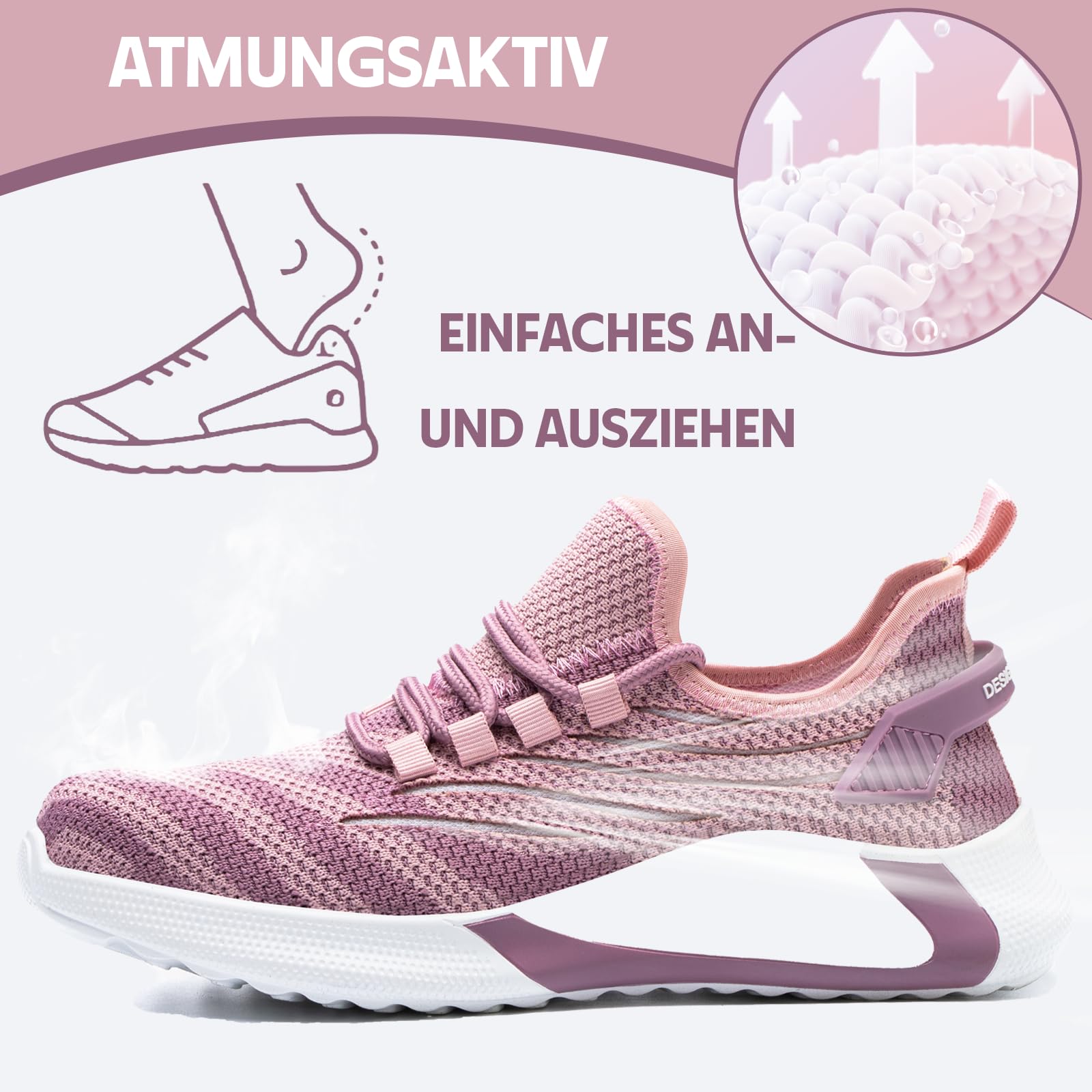 Zapatos de trabajo para hombre, ligeros, de seguridad, transpirables, con puntera de acero, zapatos de protección deportivos