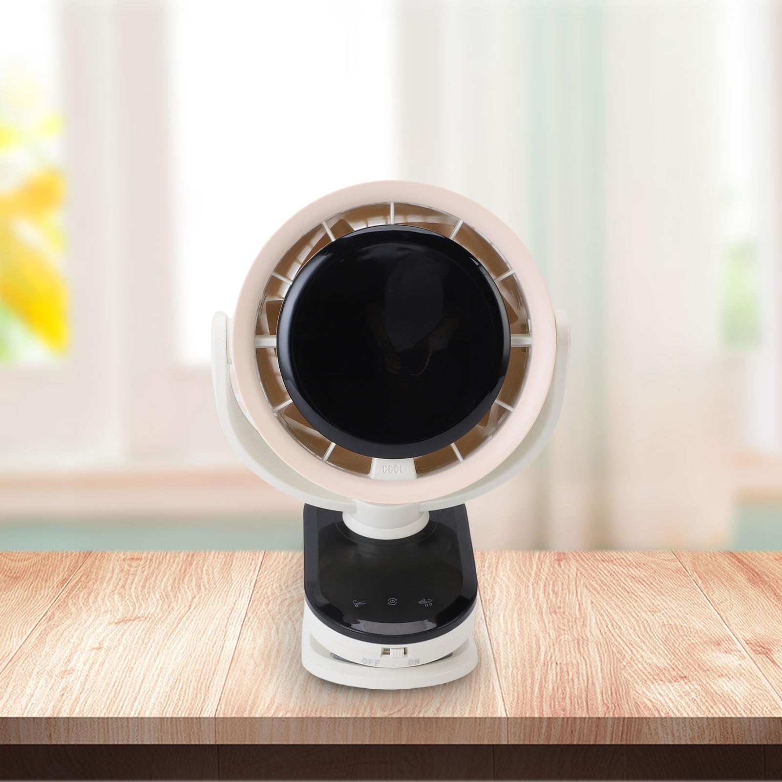 la di Raffreddamento Portatile Oscillante Precisa a 100 velocità per Casa, Ufficio, Viaggi, Ricarica USB, Display LED per Camera da Letto, Soggiorno, Ufficio