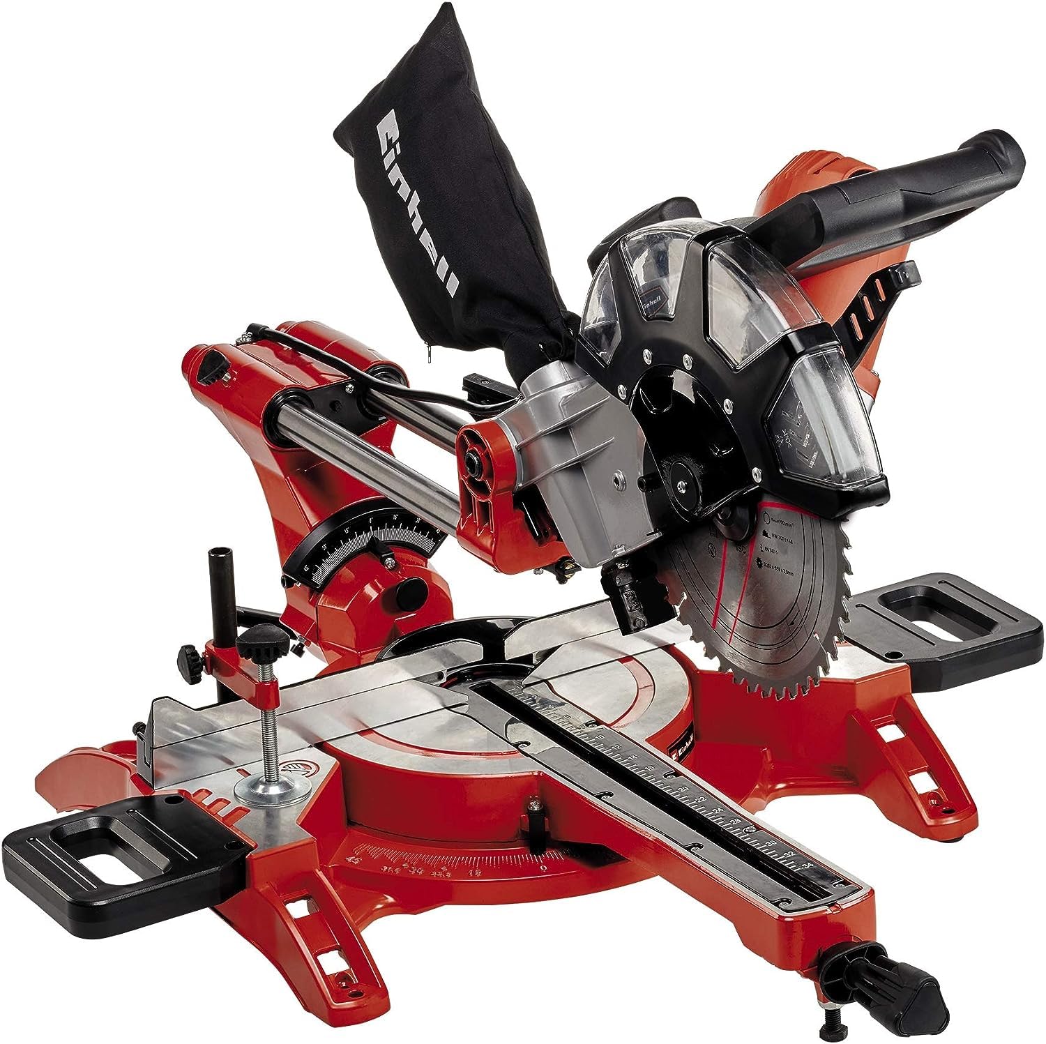 Einhell TC-SM 2534/1 Dual Troncatrice Radiale (230-240 V, 2350 W, Giri Al Min. 4000, Lama Ã˜250 X Ã˜30-48 Denti, Inclinabile DESTRA E SINISTRA 0-45°, Taglio Max 340 X 75 Mm)