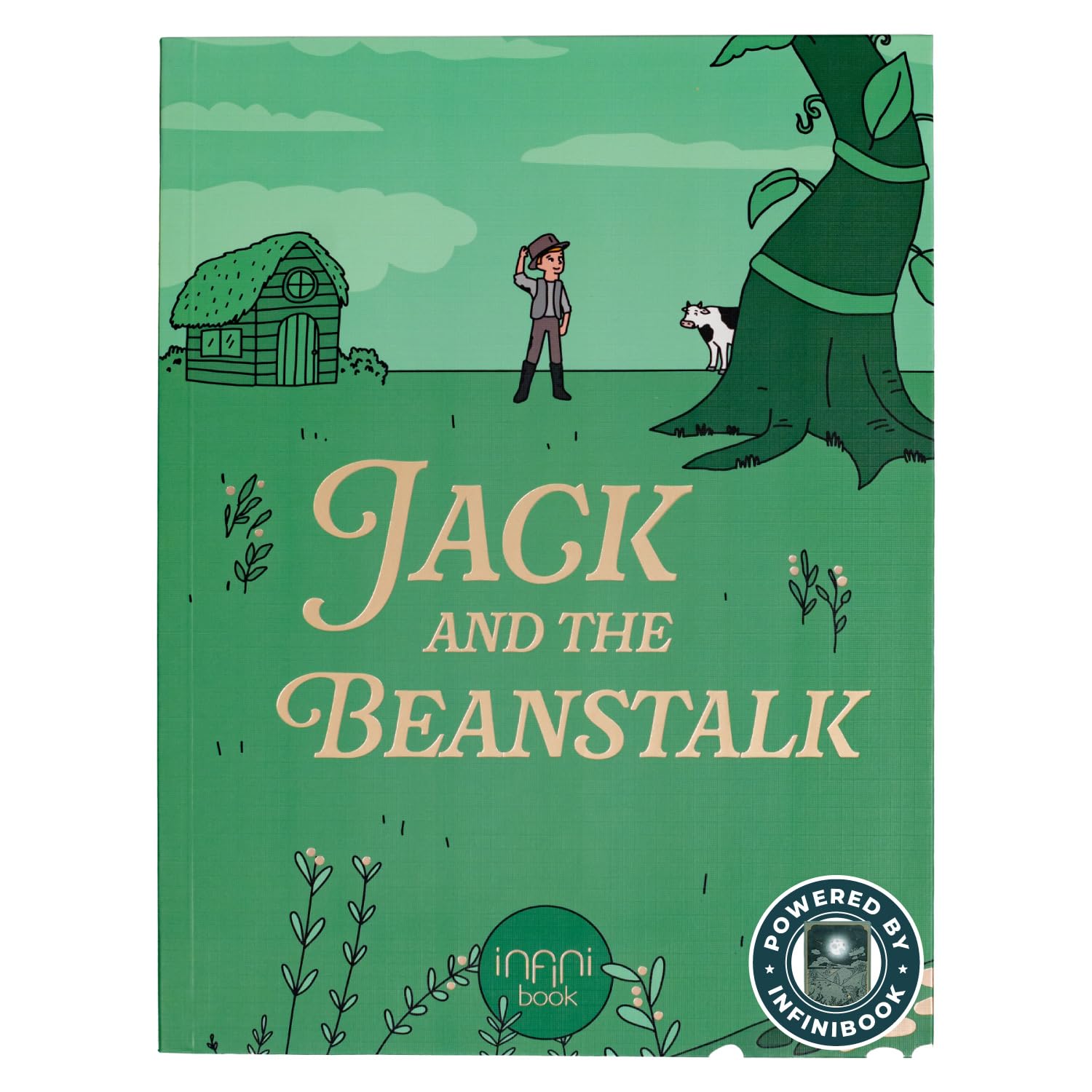 Cali's Books Jack and The Beanstalk infinibooklet - infinibook Interactive Storybook for Kids, Learning Book for Toddlers