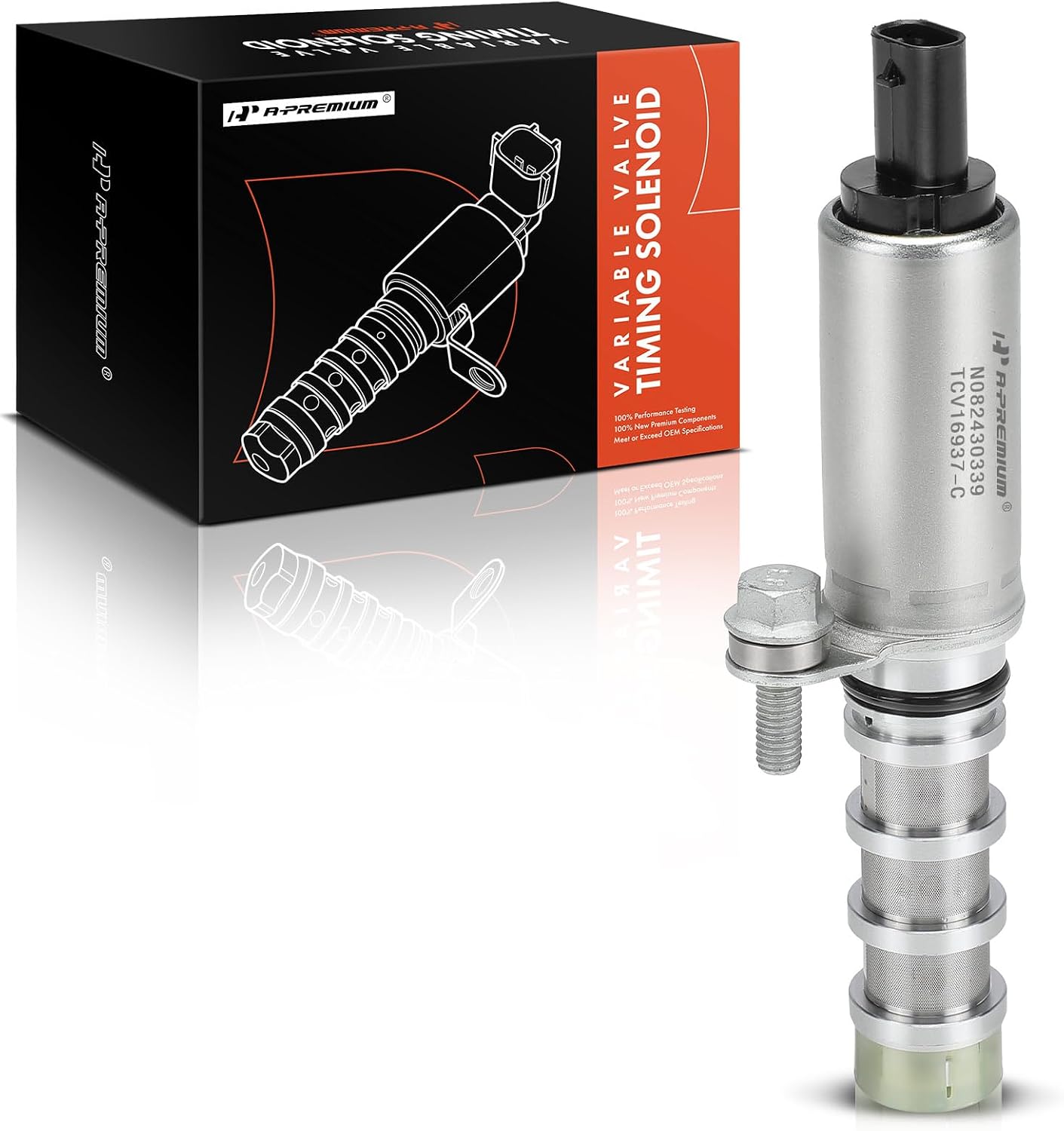A-Premium Exhaust Engine Variable Valve Timing (VVT) Solenoid | Compatible with Chevrolet Equinox, Malibu, Traverse, Impala, Camaro, Colorado & GMC Terrain, Acadia & Buick & Cadillac