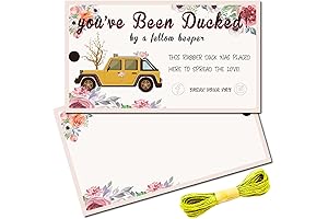 50Pcs You've Been Ducked Cards