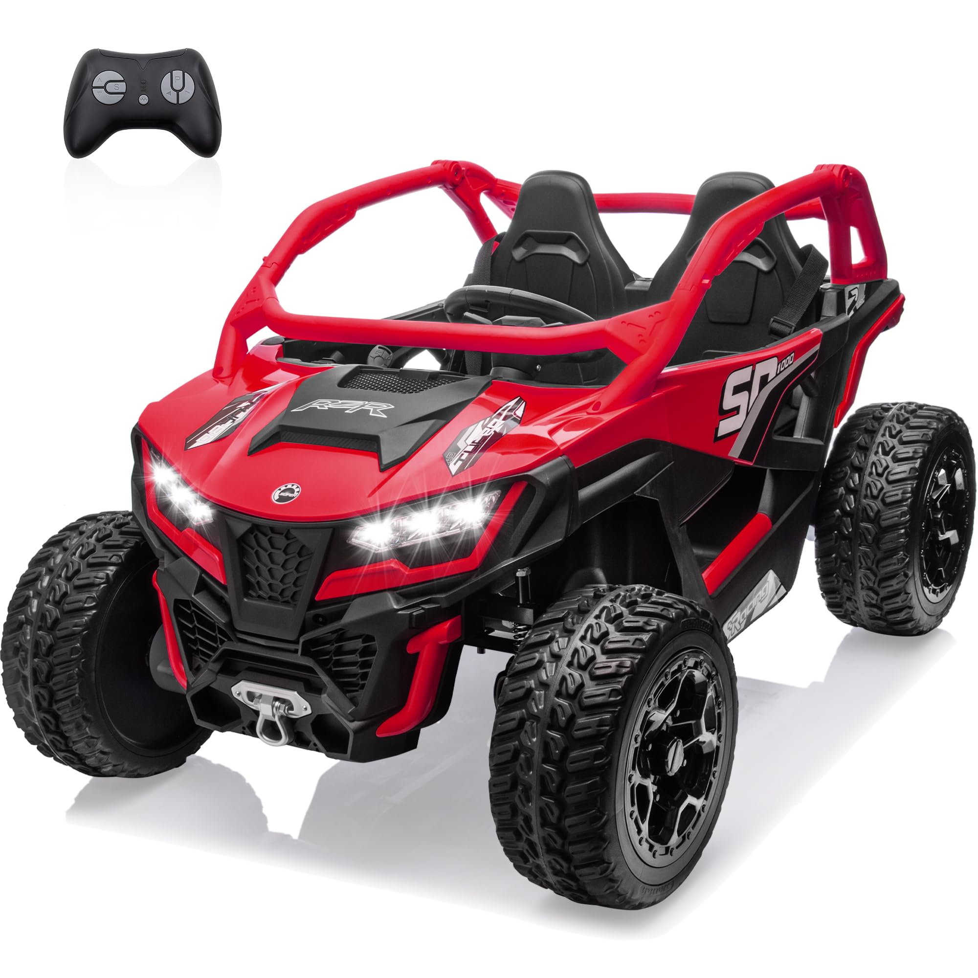 24V 10AH 2 Seater Power Wheels for Big Kid, 21
