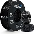 TPU 95A Filament 1.75mm, Flexible 3D Printer Filament 1kg (2.2lbs), Soft Elastic & Durable, Easy Print No Stringing, High Strength for Phone Case, Wearables & Functional Parts, Black
