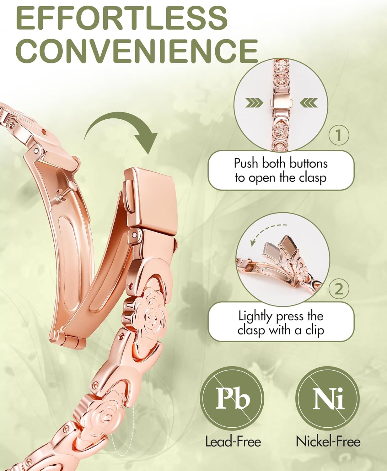 Feraco Pure Copper Bracelets for Women, Ultra Strength Magnetic Bracelet for Women with 3800 Gauss Magnet & Sparkling Cubic Zirconia, Flower Jewelry Gift, Infinite Symbol - Image 8