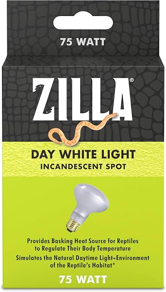 Zilla Basking Spot Bulb, Day White, 75 Watts