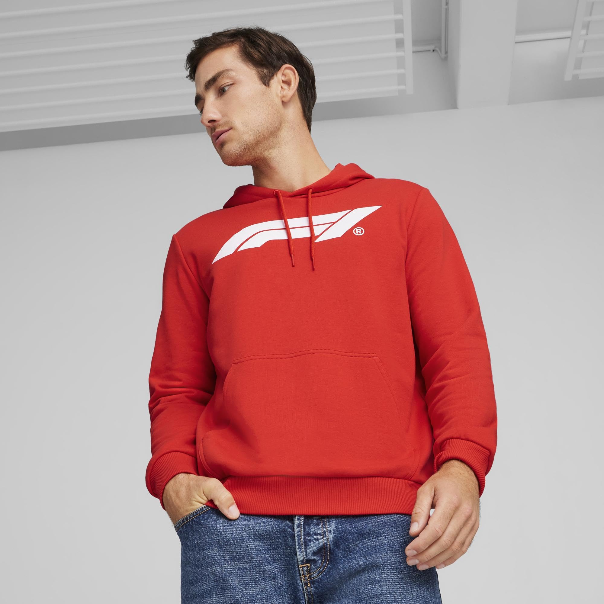 PUMA Herren F1® ESS Motorsport Hoodie mit Logo, Motorsport Langarm-Hoodie Herren