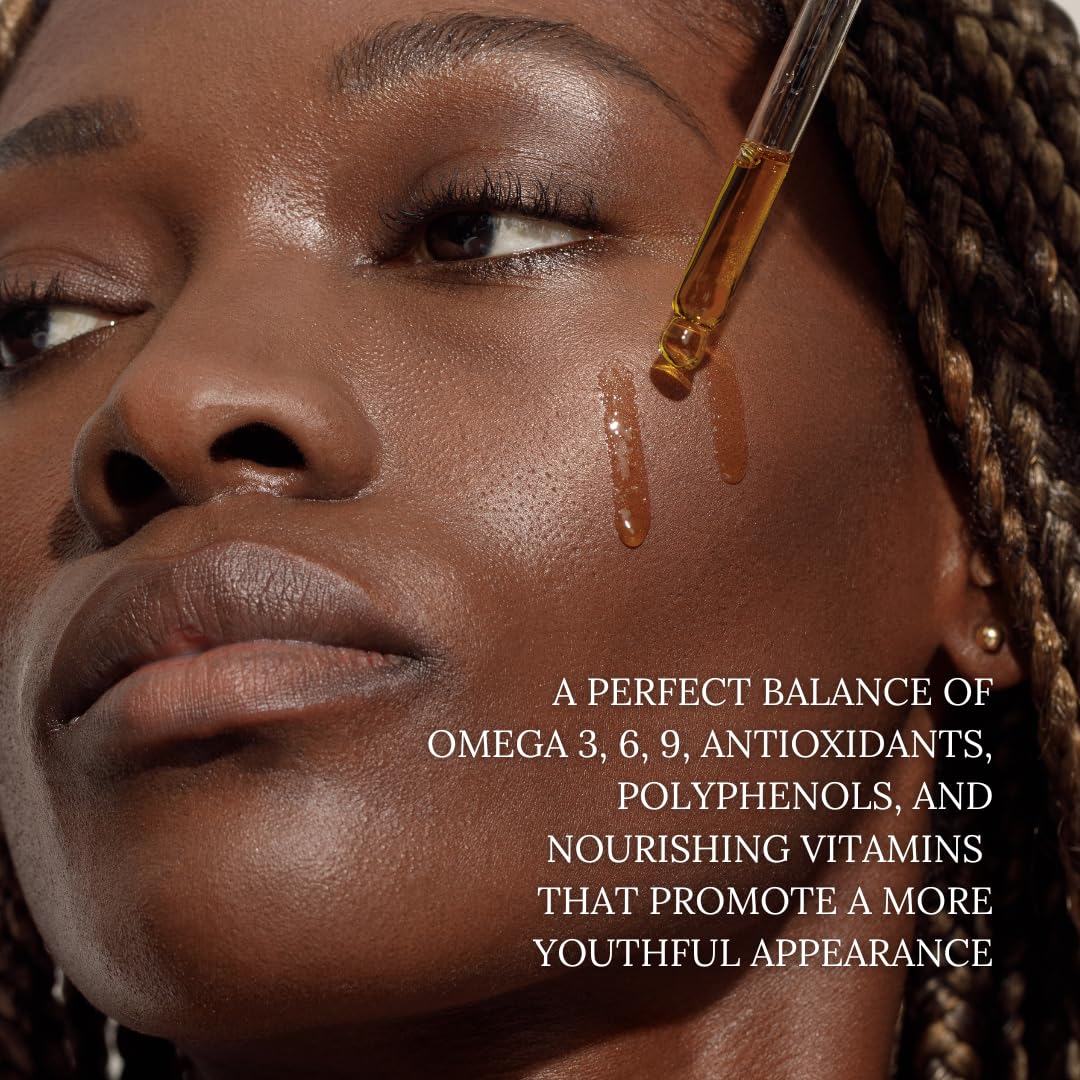 LA CANNEBERGE Cranberry Beauty Oil - Intensive Hydration & Revitalization for Face, Hair & Body -1 Fl Oz Certified Organic Cranberry Seed Oil -Moisturizing, Vitamin-Rich, Non-Greasy Skin Care - Image 8