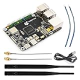 Waveshare Luckfox Aura High-Performance Linux Development Board, Rockchip RV1126B Quad-Core 1.6GHz Processor, 3 Tops Computing Power, 4K Encoding and Decoding, 4GB RAM, 64GB eMMC Flash