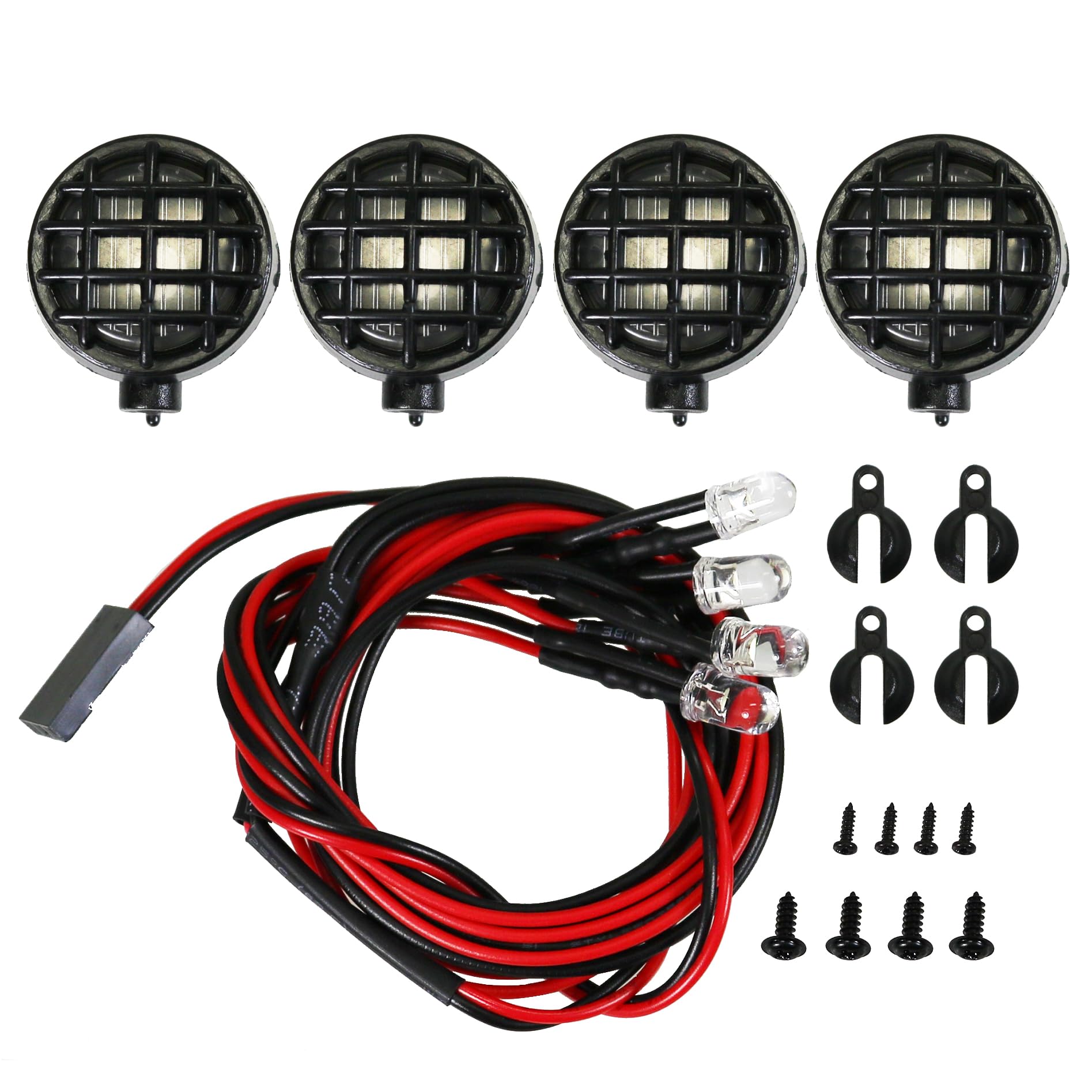 ANER LEDライト　AC電源 Amazon | ｵﾌﾛｰﾄﾞLEDﾗｲﾄ・ﾗｳﾝﾄﾞﾀｲﾌﾟ白:BEC電源(4.8-6.0V)用