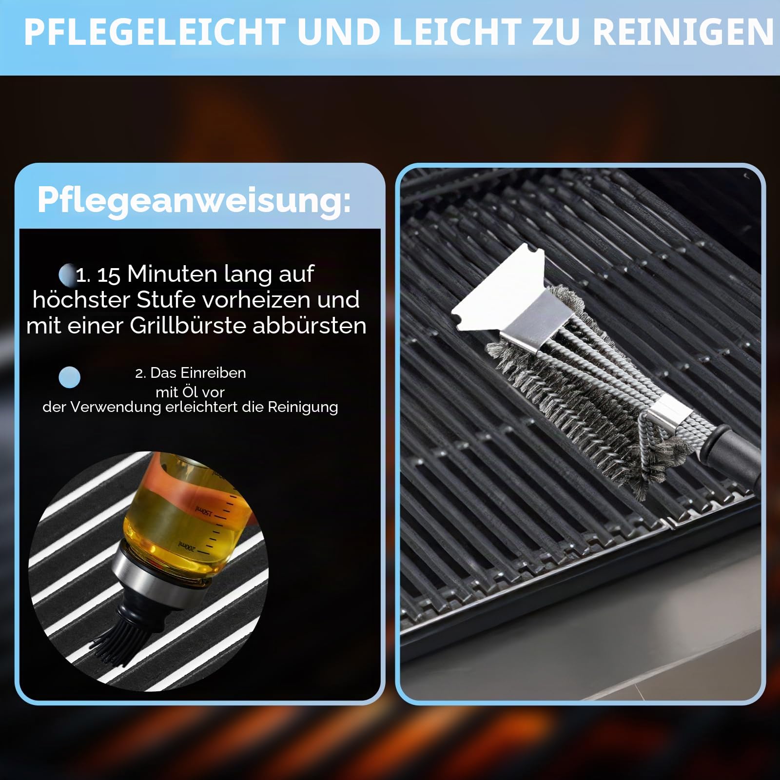 43,2 cm Grillroste für Charbroil Commercial Infrarot 463355220 463242516 463242515 466242615 463243016 463346017 3-Brenner Gasgrill, Gusseisen Grill Ersatzteile für Tru Infrarot GR 466-00 025-W1A | 463242515 463242516 463243016 463246018 463346017, 3 Guss