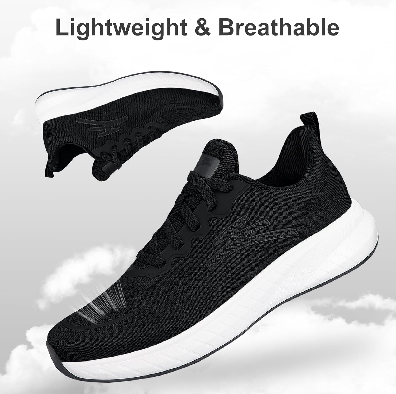 Breathable Running Shoes for Men Anti-Slip Mens Athletic Shoes Lightweight Mens Walking Sneakers for Gym Jogging Sports and Workout