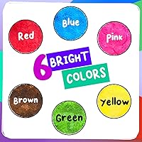 Vista 9 de Chalkola 6 Marcadores de Puntos Lavables para Niños Pequeños de 1 a 3 años Rotuladores de Bingo No Tóxicos para Niños Pequeños de 2 a 4 años