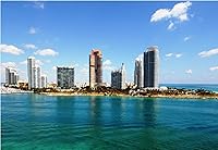 Vista 7 de Imanes para refrigerador de Florida USA United States (1 pieza, estilo: Miami #FL112)