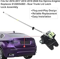 Vista 7 de 81230-D4000 - Actuador de bloqueo de bloqueo de puerta trasera del motor, pestillo de maletero para puerta trasera de 2016 2017 2018 2019 2020 Motor