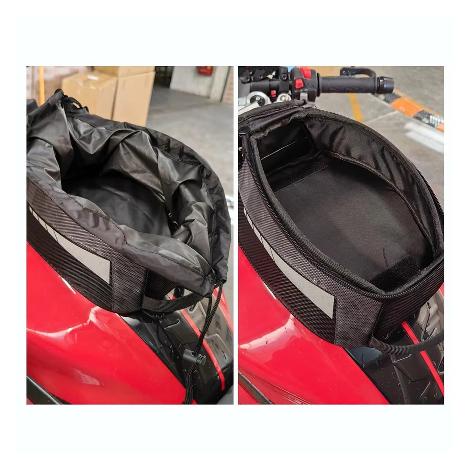 Borsa Moto Magnetica Per Serbatoio Olio Combustibile Guscio Rigido Universale EVA 4,5 Litri Borsa Posteriore Moto