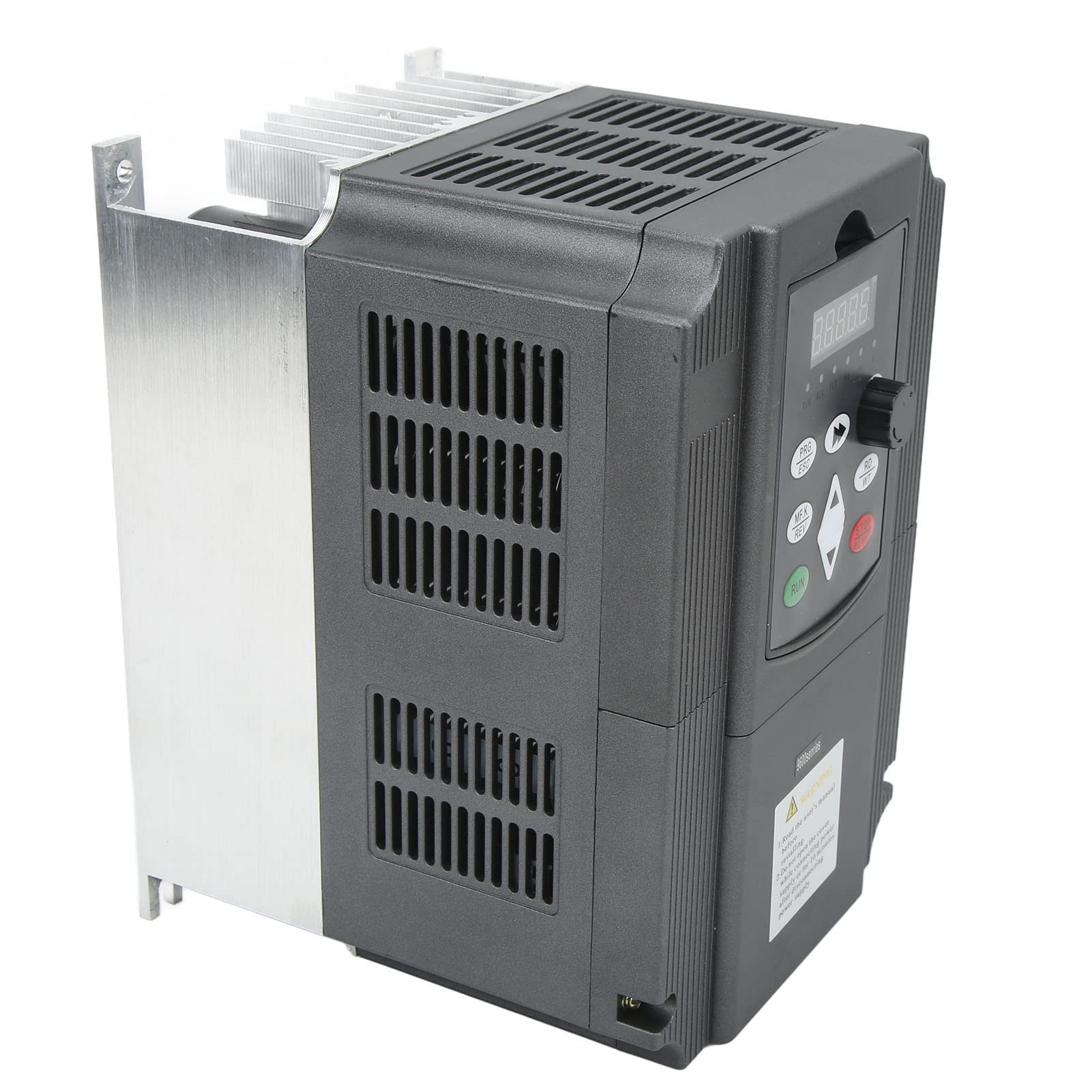 Ejoyous Przemiennik Częstotliwości NFLIXIN, Aluminiowy Napęd o Zmiennej Częstotliwości ABS 11 KW 25 A 220 V Jednofazowy na 3-fazowy 0 do 380 V Sterowanie Wieloma Prędkościami dla Sprzętu Silnikowego