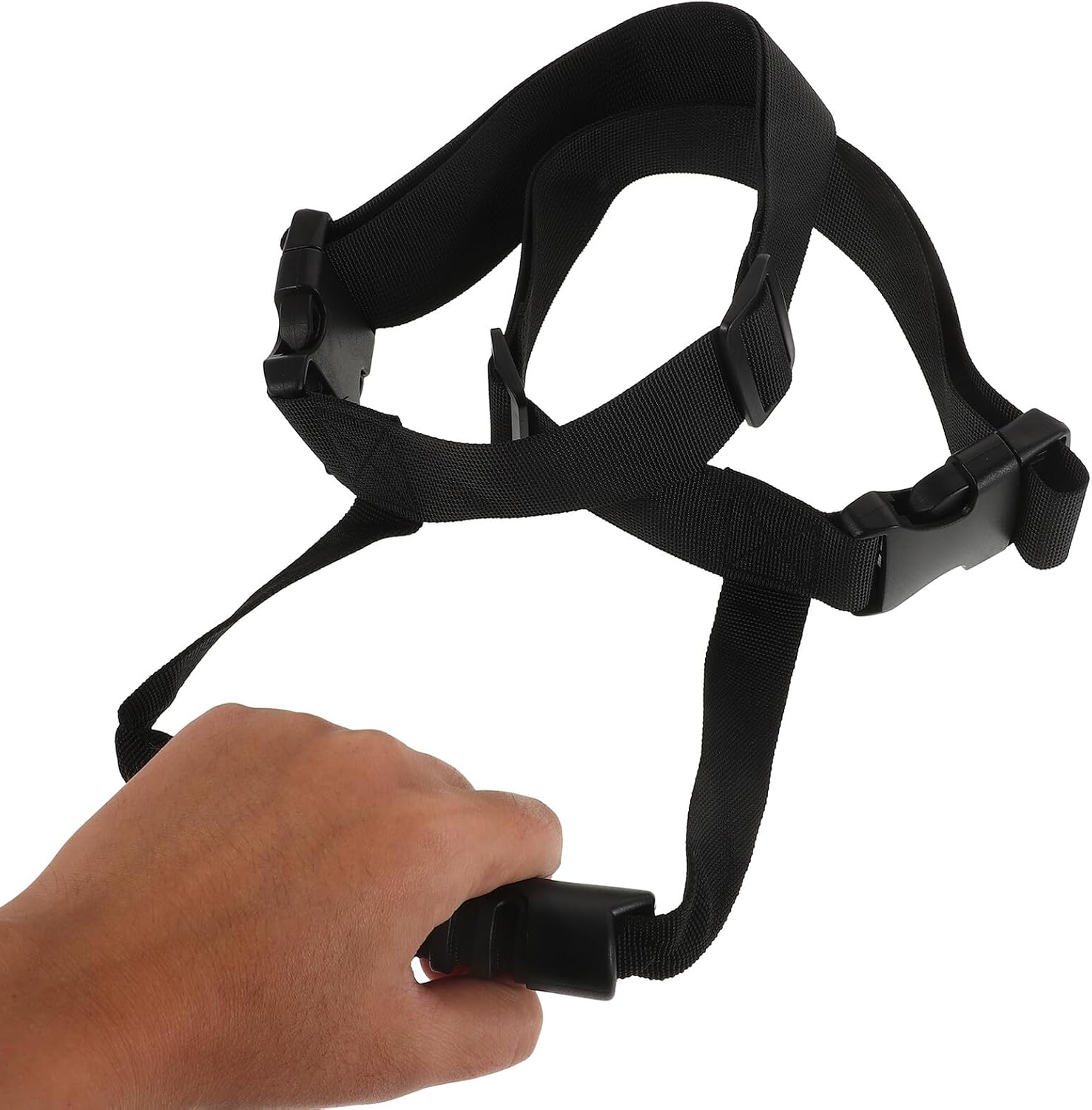 Cabilock Scuba Tank Carrier Strap Adjustable Non-Slip Cylinder Retaining Band Portable Black Diving Tank Holder for Scuba Dive Accessories and Diving Bottle Transport