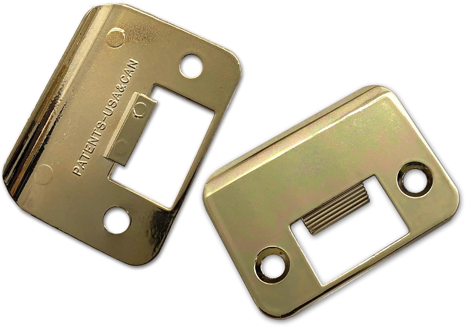 Brass Door Tight Ratchet Style Door Strike Hardware | Draft Stopping Automatic Tightening (2)