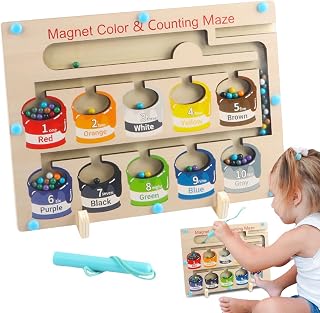matemática madeira | Toy Board Math Game Madeira Numbers Board Smooth Surfaces Portable | Brinquedo educativo jogo tabuleiro números com cores vivas para meninas, meninos, Bairong