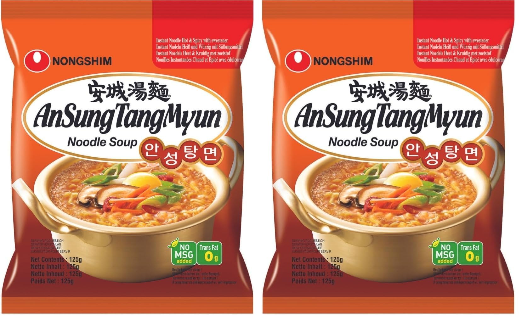 Nong Shim Fideos Instantáneos Ansungtang Con Carne Asada Y Miso 125 g — view 5