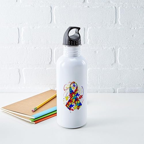 Miniatura 5 de CafePress Autism Awareness - Botella de agua de acero inoxidable 1 1.0L (34 oz)